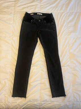 Madewell Black Maternity Skinny Jeans
